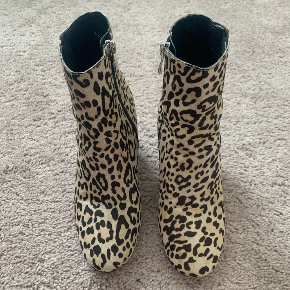 Halogen Abbi Block Heel Bootie In Cheetah - image 4